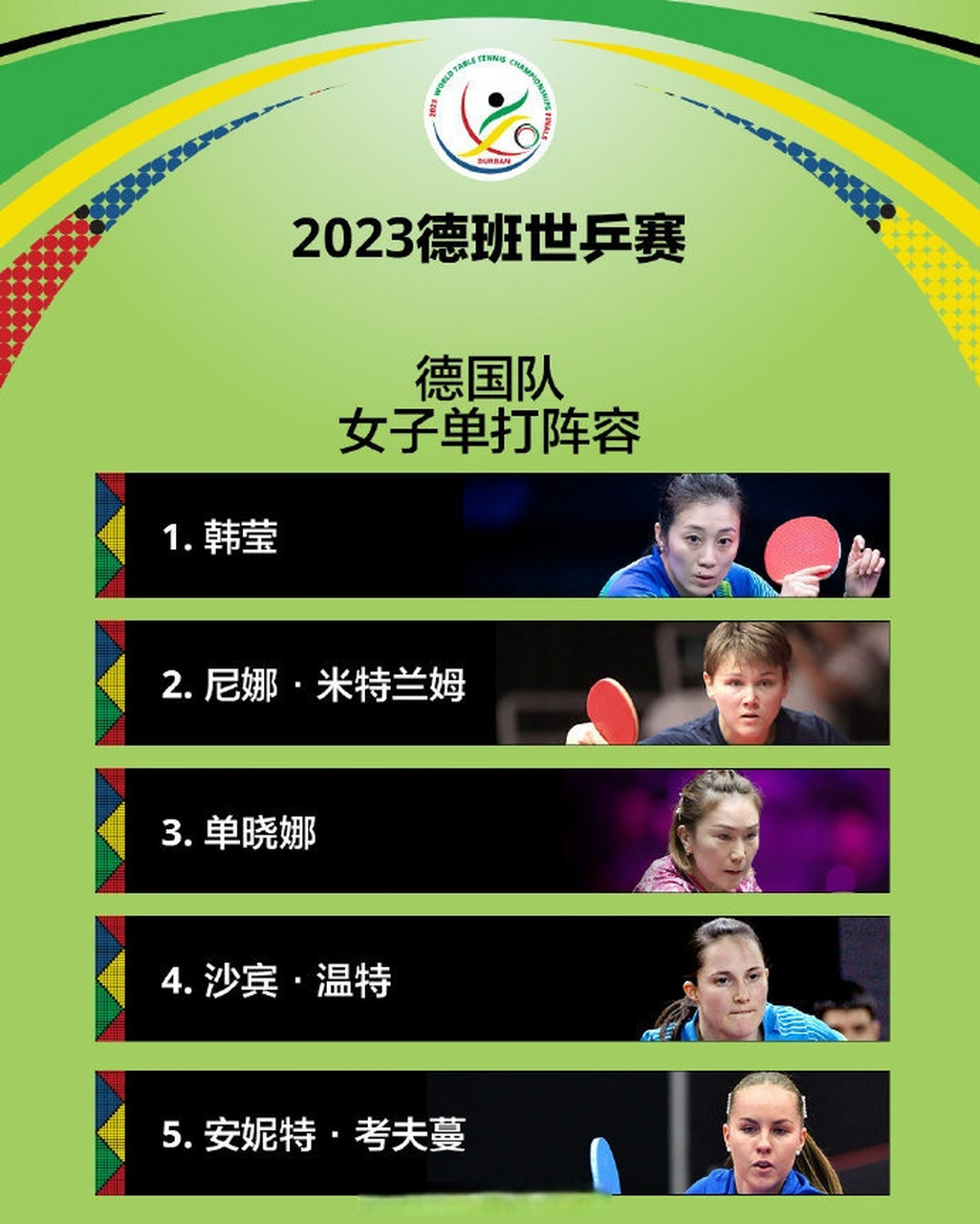 英国乒乓球队强势德国乒乓球队,奥恰洛夫统治全场 英国乒乓球队强势德国乒乓球队,奥恰洛夫统治全场