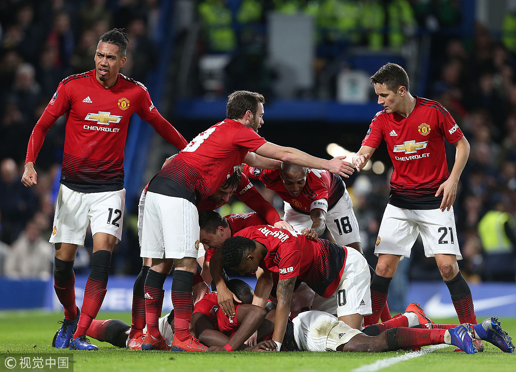 切尔西鏖战中国，博格巴绝境逆转