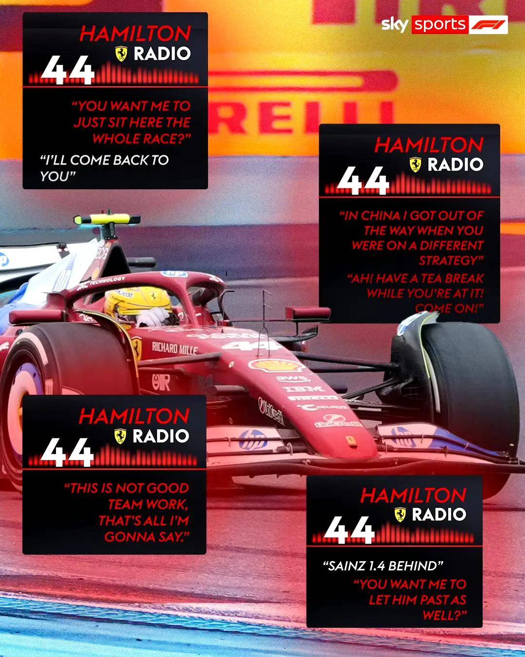 关于阿斯顿马丁轻取法拉利，汉密尔顿刷新纪录的信息